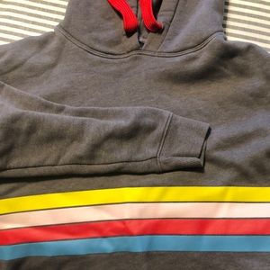 Gray color cropped hoodie women’s size xs